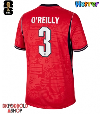 England Nico O'Reilly #3 Udebanetrøje VM 2026 Kort ærmer England Nico O'Reilly #3 Udebanetrøje VM 2026 Kort ærmer